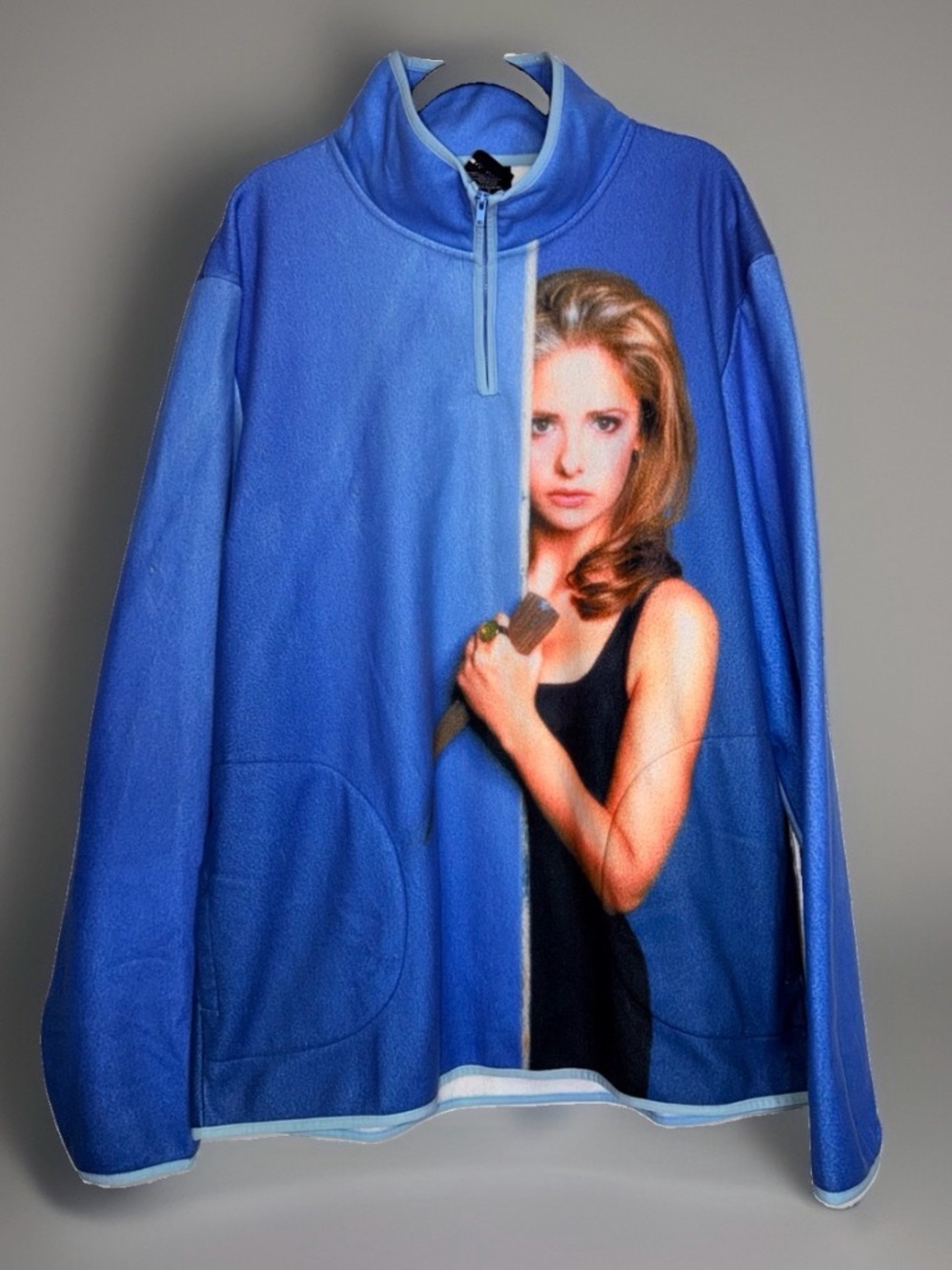 Dumbgood Buffy Vampire Slayer Fleece Quarter Zip Large Sarah
Michelle Gellar